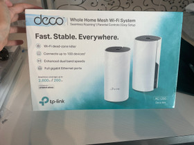 Deco M4 WiFi -Mesh-järjestelmä, 2-pack (TP-LINK), Muu viihde-elektroniikka, Viihde-elektroniikka, Järvenpää, Tori.fi Deco M4 WiFi -Mesh-järjestelmä, 2-pack (TP-LINK), Muu viihde-elektroniikka, Viihde-elektroniikka, Järvenpää, Tori.fi
