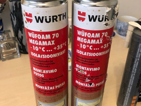 Polyuretaanivaahto Wurth, Eristys ja katot, Rakennustarvikkeet ja työkalut, Helsinki, Tori.fi Polyuretaanivaahto Wurth, Eristys ja katot, Rakennustarvikkeet ja työkalut, Helsinki, Tori.fi