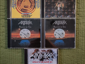 Anthrax CD paketti, Musiikki CD, DVD ja äänitteet, Musiikki ja soittimet, Jyväskylä, Tori.fi