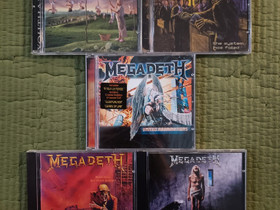 Megadeth CD paketti, Musiikki CD, DVD ja äänitteet, Musiikki ja soittimet, Jyväskylä, Tori.fi