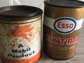 Vanhat Esso ja Mobil öljypurkit, Muu keräily, Keräily, Hyvinkää, Tori.fi Vanhat Esso ja Mobil öljypurkit, Muu keräily, Keräily, Hyvinkää, Tori.fi