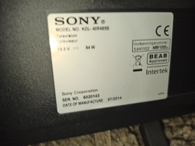 Sony bravia 40", Televisiot, Viihde-elektroniikka, Nokia, Tori.fi Sony bravia 40", Televisiot, Viihde-elektroniikka, Nokia, Tori.fi