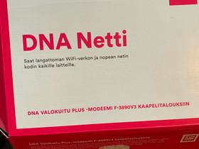 DNA Valokuitu Plus-modeemi, Muu viihde-elektroniikka, Viihde-elektroniikka, Helsinki, Tori.fi