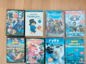 Lasten elokuvat dvd,8 kpl, Elokuvat, Hyvinkää, Tori.fi