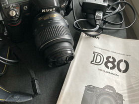 Nikon D 80, Kamerat, Kamerat ja valokuvaus, Kerava, Tori.fi Nikon D 80, Kamerat, Kamerat ja valokuvaus, Kerava, Tori.fi