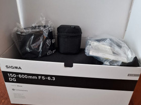 Sigma 150-600 + telejatke Canon, Objektiivit, Kamerat ja valokuvaus, Hyvinkää, Tori.fi Sigma 150-600 + telejatke Canon, Objektiivit, Kamerat ja valokuvaus, Hyvinkää, Tori.fi