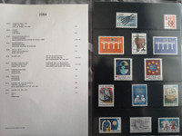 Suomen postimerkit 1984 kokoelma