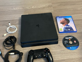 PlayStation 4 slim 500gb, Pelikonsolit ja pelaaminen, Viihde-elektroniikka, Pori, Tori.fi PlayStation 4 slim 500gb, Pelikonsolit ja pelaaminen, Viihde-elektroniikka, Pori, Tori.fi