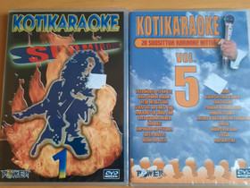 Kotikaraoke dvd:t 2 kpl, Musiikki CD, DVD ja äänitteet, Musiikki ja soittimet, Porvoo, Tori.fi