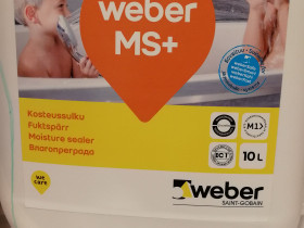 Kosteussulku Weber MS+ noin 6litraa, Kylpyhuoneet, WC:t ja saunat, Rakennustarvikkeet ja työkalut, Alajärvi, Tori.fi Kosteussulku Weber MS+ noin 6litraa, Kylpyhuoneet, WC:t ja saunat, Rakennustarvikkeet ja työkalut, Alajärvi, Tori.fi