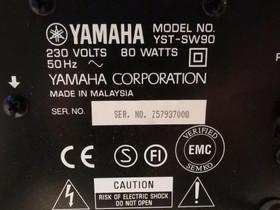 Yamaha subbari yst-sw90, Audio ja musiikkilaitteet, Viihde-elektroniikka, Espoo, Tori.fi Yamaha subbari yst-sw90, Audio ja musiikkilaitteet, Viihde-elektroniikka, Espoo, Tori.fi