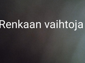 Renkaan vaihtoja, Renkaat ja vanteet, Alavus, Tori.fi Renkaan vaihtoja, Renkaat ja vanteet, Alavus, Tori.fi