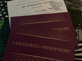 Lahjakortti Kultajousi kultasepänliike, Keikat, konsertit ja tapahtumat, Matkat ja liput, Helsinki, Tori.fi Lahjakortti Kultajousi kultasepänliike, Keikat, konsertit ja tapahtumat, Matkat ja liput, Helsinki, Tori.fi