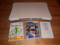 Wii tasapainolauta ja 2 peliä