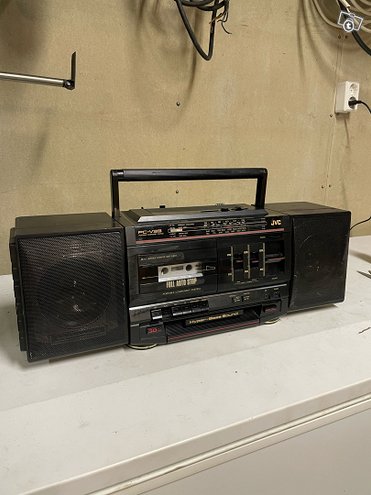 Vintage Boombox Jvc Pc V33 Blaster Hyper Bass