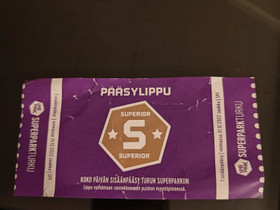 Superpark (superior) vapaa-lippu, Keikat, konsertit ja tapahtumat, Matkat ja liput, Turku, Tori.fi Superpark (superior) vapaa-lippu, Keikat, konsertit ja tapahtumat, Matkat ja liput, Turku, Tori.fi