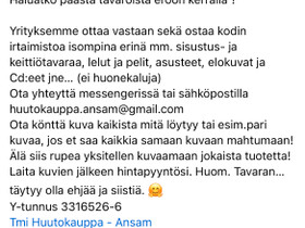 Kodin tavaraa, Liikkeille ja yrityksille, Pietarsaari, Tori.fi Kodin tavaraa, Liikkeille ja yrityksille, Pietarsaari, Tori.fi