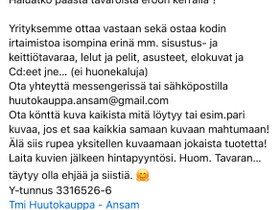 Kodin Tavaraa !!, Muut, Pietarsaari, Tori.fi