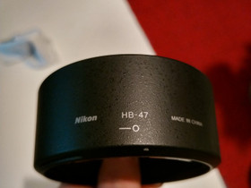Nikon HB-47 lens hood, Objektiivit, Kamerat ja valokuvaus, Espoo, Tori.fi Nikon HB-47 lens hood, Objektiivit, Kamerat ja valokuvaus, Espoo, Tori.fi