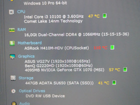 Pelitietokone gtx 1070, Pöytäkoneet, Tietokoneet ja lisälaitteet, Kokkola, Tori.fi Pelitietokone gtx 1070, Pöytäkoneet, Tietokoneet ja lisälaitteet, Kokkola, Tori.fi