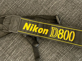 Nikon D800 hihna, Valokuvaustarvikkeet, Kamerat ja valokuvaus, Lappeenranta, Tori.fi
