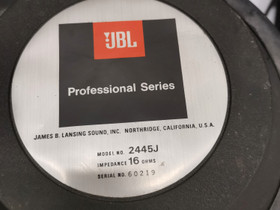 Jbl 2445j, Audio ja musiikkilaitteet, Viihde-elektroniikka, Vaasa, Tori.fi Jbl 2445j, Audio ja musiikkilaitteet, Viihde-elektroniikka, Vaasa, Tori.fi