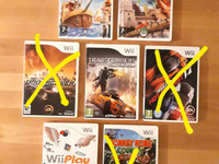 Wii-pelejä (6-8e/kpl)