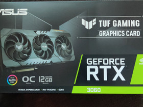 ASUS rtx 3060 tuf gaming oc edition, Komponentit, Tietokoneet ja lisälaitteet, Kurikka, Tori.fi ASUS rtx 3060 tuf gaming oc edition, Komponentit, Tietokoneet ja lisälaitteet, Kurikka, Tori.fi