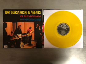KELTAINEN LP Topi Sorsakoski & Agents In Memoriam, Musiikki CD, DVD ja äänitteet, Musiikki ja soittimet, Pöytyä, Tori.fi