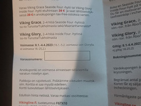 Viking line etukortti, Matkat, risteilyt ja lentoliput, Matkat ja liput, Turku, Tori.fi