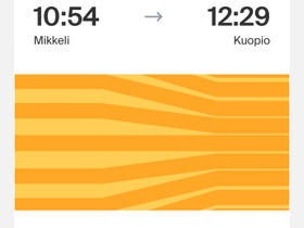 Junalippu 29.11.22 Mikkeli - Oulu, Matkat, risteilyt ja lentoliput, Matkat ja liput, Puumala, Tori.fi Junalippu 29.11.22 Mikkeli - Oulu, Matkat, risteilyt ja lentoliput, Matkat ja liput, Puumala, Tori.fi