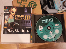 Ps1 Tomb Raider 3, Pelikonsolit ja pelaaminen, Viihde-elektroniikka, Kajaani, Tori.fi