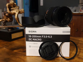 Sigma 18-200mm F3.5-6.3 DC makro, Objektiivit, Kamerat ja valokuvaus, Hattula, Tori.fi Sigma 18-200mm F3.5-6.3 DC makro, Objektiivit, Kamerat ja valokuvaus, Hattula, Tori.fi