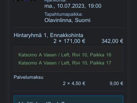 Oopperaliput Savonlinna Sevillanparturi, Keikat, konsertit ja tapahtumat, Matkat ja liput, Puumala, Tori.fi Oopperaliput Savonlinna Sevillanparturi, Keikat, konsertit ja tapahtumat, Matkat ja liput, Puumala, Tori.fi