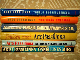 Arto Paasilinna Kirjat x 9, Kaunokirjallisuus, Kirjat ja lehdet, Hollola, Tori.fi