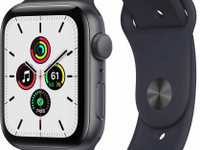 Apple Watch SE 44 mm GPS (harmaa alu./keskiyö spor