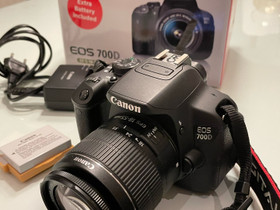 Canon EOS 700d -järjestelmäkamera, Kamerat, Kamerat ja valokuvaus, Lahti, Tori.fi Canon EOS 700d -järjestelmäkamera, Kamerat, Kamerat ja valokuvaus, Lahti, Tori.fi