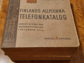 Suomen Puhelinluettelo 1945, Muu keräily, Keräily, Kokkola, Tori.fi