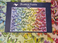Bluebird butterflies palapeli