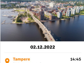 Onnibussi lippu TRE-JKL, Matkat, risteilyt ja lentoliput, Matkat ja liput, Jyväskylä, Tori.fi Onnibussi lippu TRE-JKL, Matkat, risteilyt ja lentoliput, Matkat ja liput, Jyväskylä, Tori.fi