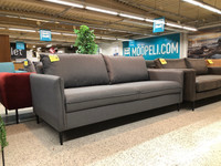 Uusi 3-istuttava harmaa sohva