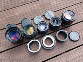Canon FD, Contax, Minolta laseja, Objektiivit, Kamerat ja valokuvaus, Forssa, Tori.fi Canon FD, Contax, Minolta laseja, Objektiivit, Kamerat ja valokuvaus, Forssa, Tori.fi