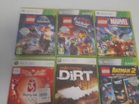 Xbox 360 pelejä 6kpl