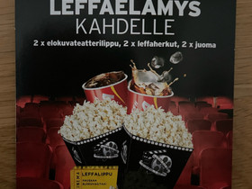 2 x elokuvalippu, 2 x leffaherkut ja juomat, Keikat, konsertit ja tapahtumat, Matkat ja liput, Helsinki, Tori.fi