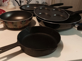 Paistinpannuja, Keittiövälineet, Keittiötarvikkeet ja astiat, Lappeenranta, Tori.fi Paistinpannuja, Keittiövälineet, Keittiötarvikkeet ja astiat, Lappeenranta, Tori.fi