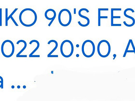 Aulanko 90's , ysäribileet. Hämeenlinna, Keikat, konsertit ja tapahtumat, Matkat ja liput, Loimaa, Tori.fi Aulanko 90's , ysäribileet. Hämeenlinna, Keikat, konsertit ja tapahtumat, Matkat ja liput, Loimaa, Tori.fi