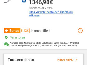 Katalysaattori CLK 230 Kompressor w208, Autovaraosat, Auton varaosat ja tarvikkeet, Rusko, Tori.fi Katalysaattori CLK 230 Kompressor w208, Autovaraosat, Auton varaosat ja tarvikkeet, Rusko, Tori.fi