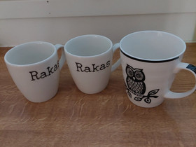3kpl mukeja, Kahvikupit, mukit ja lasit, Keittiötarvikkeet ja astiat, Oulu, Tori.fi 3kpl mukeja, Kahvikupit, mukit ja lasit, Keittiötarvikkeet ja astiat, Oulu, Tori.fi