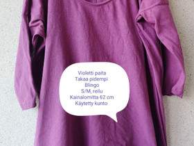 Blingo violetti pitkähihainen paita M, Vaatteet ja kengät, Salo, Tori.fi Blingo violetti pitkähihainen paita M, Vaatteet ja kengät, Salo, Tori.fi