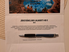 JÄRVISYDÄN lahjakortti (400e), Matkat, risteilyt ja lentoliput, Matkat ja liput, Kerava, Tori.fi JÄRVISYDÄN lahjakortti (400e), Matkat, risteilyt ja lentoliput, Matkat ja liput, Kerava, Tori.fi